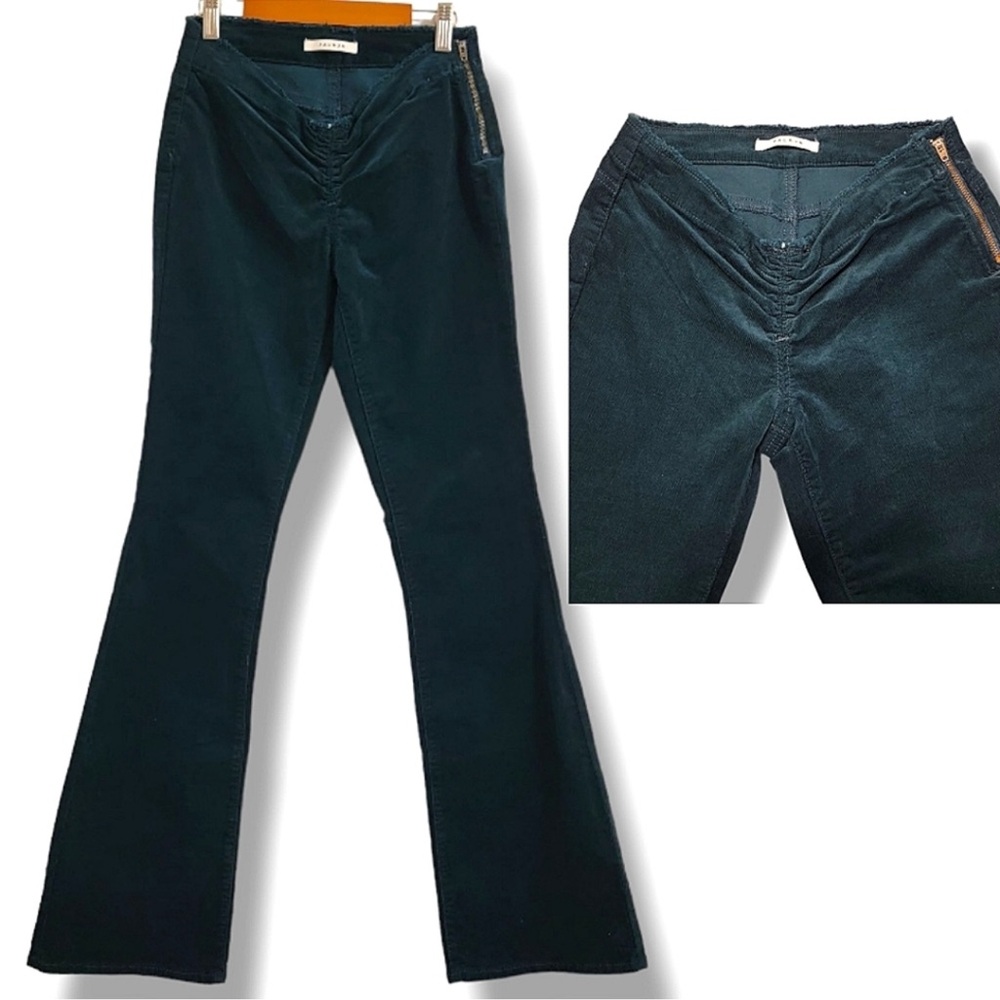 PacSun Low Rise Bootcut Corduroy Flare Pants Tall Size 26 Teal - Picture 6 of 12